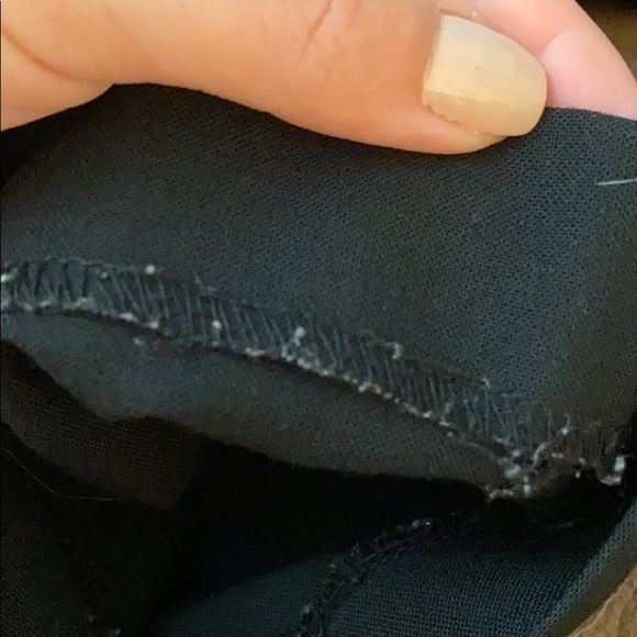 Eddie Bauer stretch black pants wide bottom size 6 - Picture 7 of 8